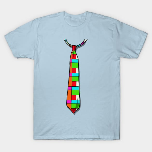 Faux Tie T-Shirt – Look Dapper, Feel Comfortable T-Shirt by Fun Funky Designs